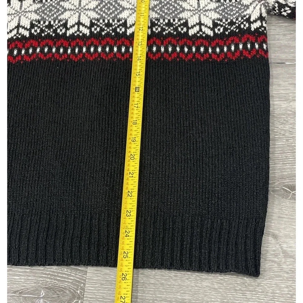 CAROLYN TAYLOR ESSENTIAL VINTAGE Sweater Christmas Holiday Turtleneck NWOT Large